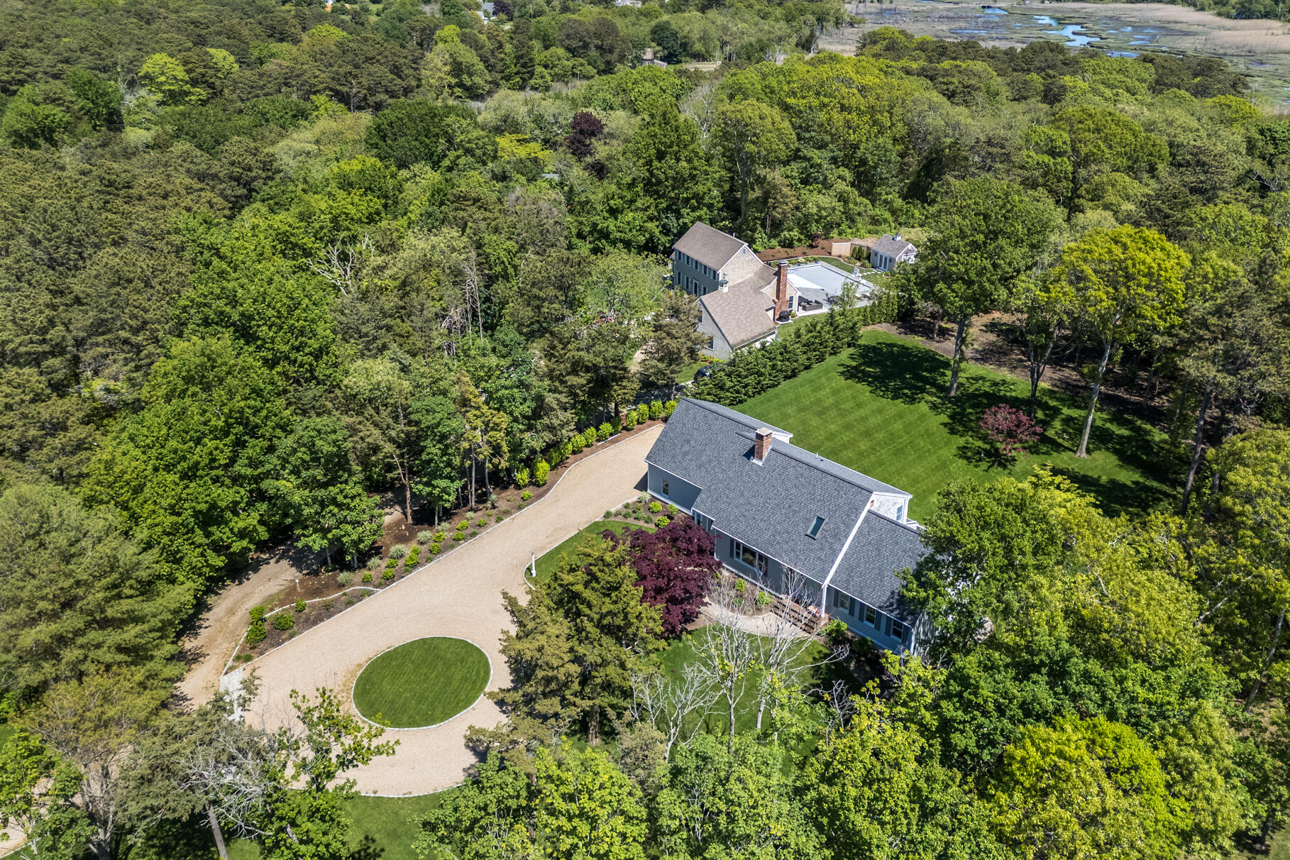 12 Paddocks Path East Dennis, MA 02638 - Photo 52 of 64 an aerial view of a house with yard