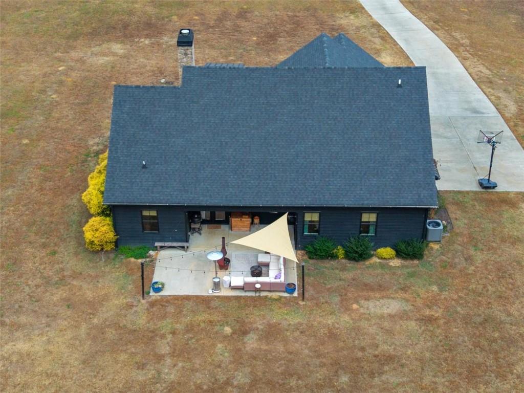 701 Marks Road Mansfield, GA 30055 - Photo 46 of 50 an aerial view of a house with a yard and sitting space