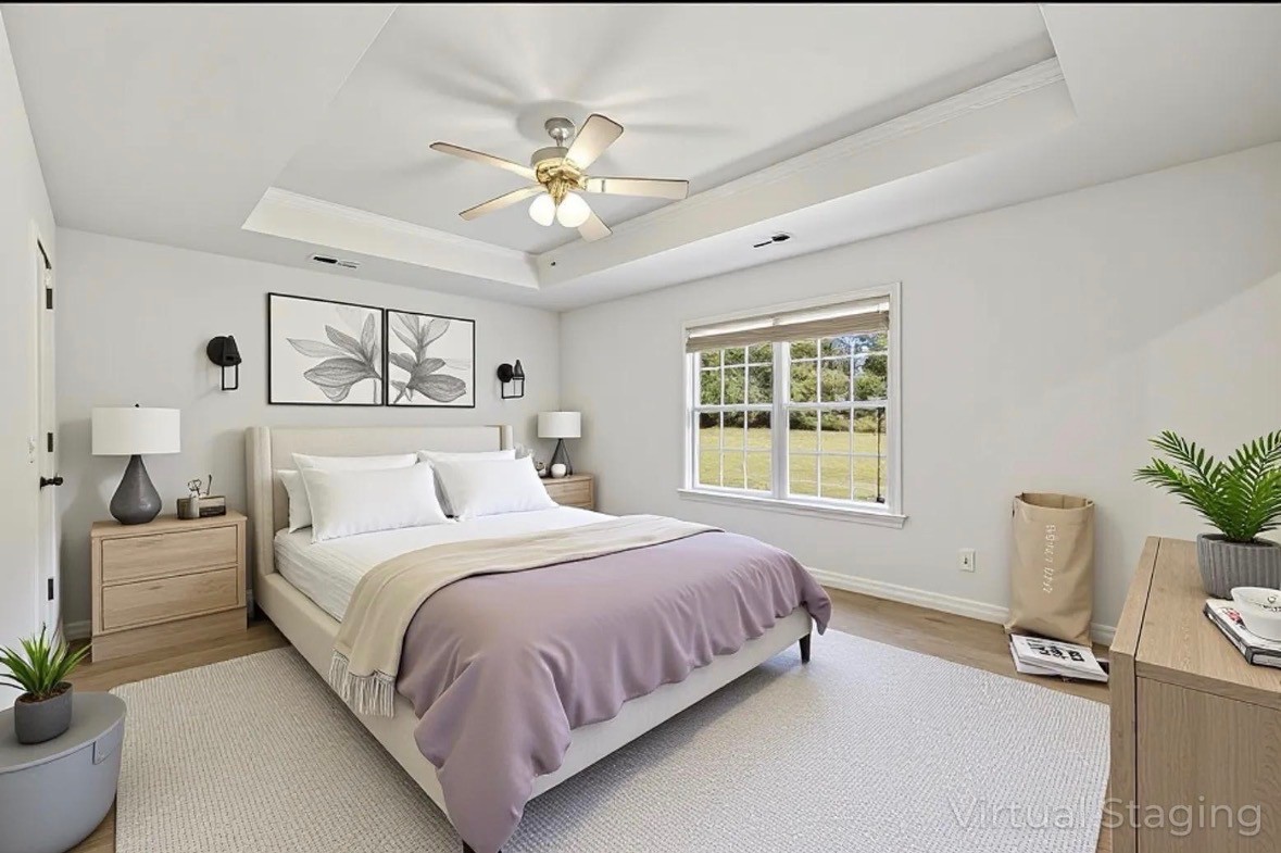 3679 Old State Highway 11 Springfield, TN 37172 - Photo 16 of 50 a bedroom with a large bed and a chandelier