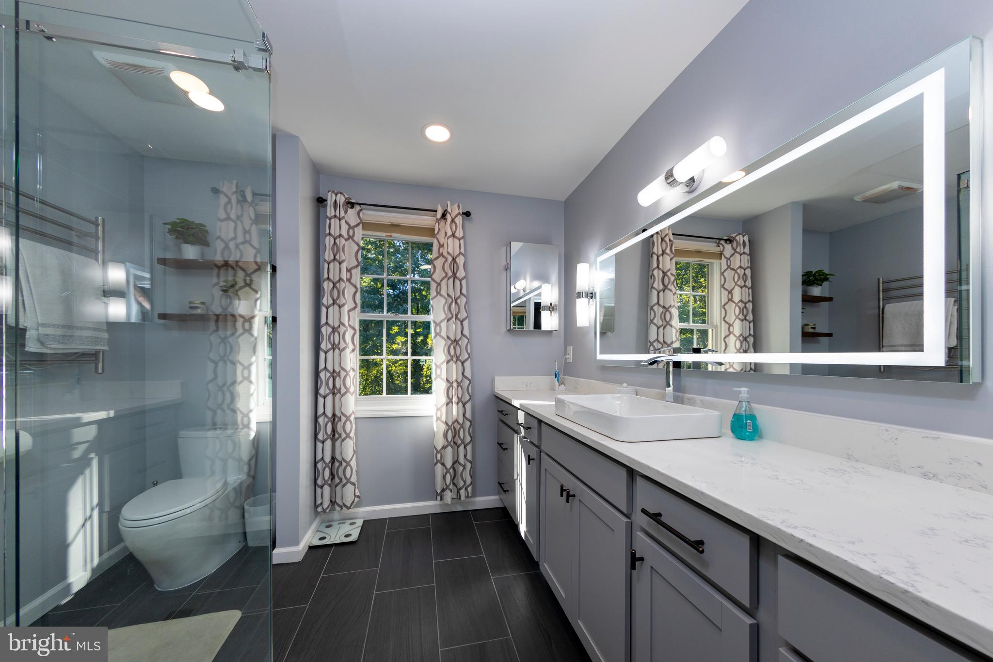 2513 Farrier Lane Reston, VA 20191 - Photo 24 of 51 Master Bathroom with Quartz Countertop