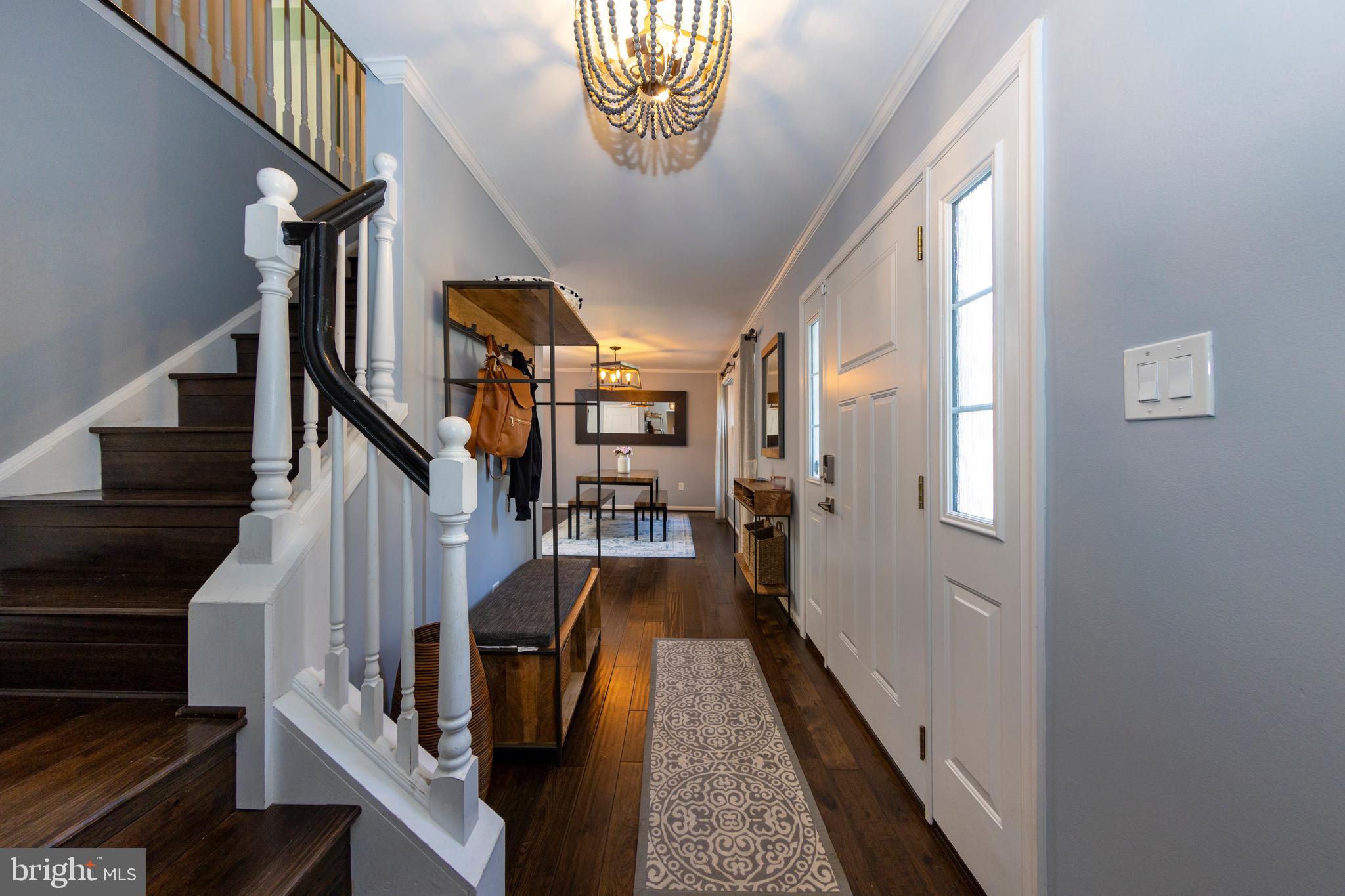 2513 Farrier Lane Reston, VA 20191 - Photo 5 of 51 Foyer w/ Brazilian Pecan Hand Scraped Hardwood Fls