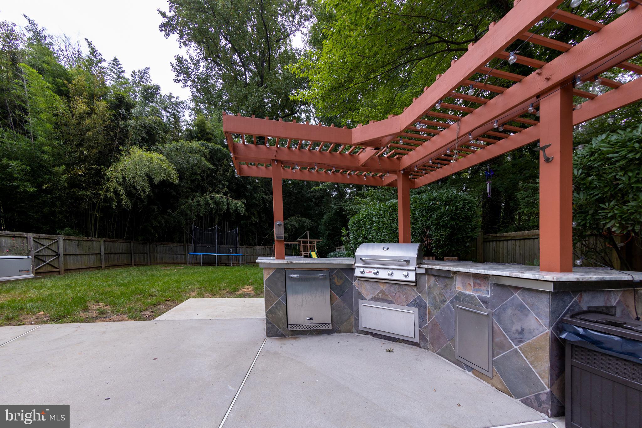 2513 Farrier Lane Reston, VA 20191 - Photo 45 of 51 Rebuilt Outdoor Kitchen Area w/ New Appliances
