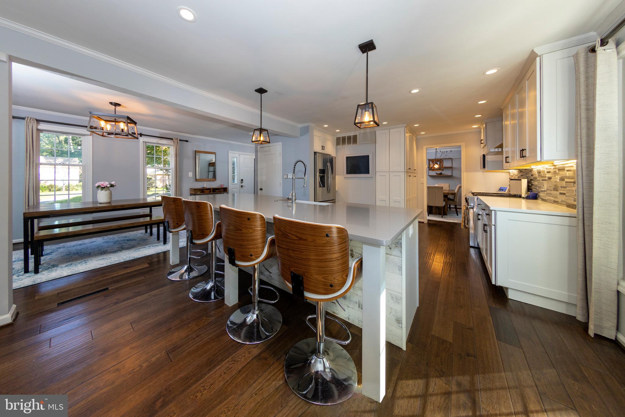 2513 Farrier Lane Reston, VA 20191 - Photo 6 of 51 Gourmet Kitchen Island w/ Farmhouse Apron Sink