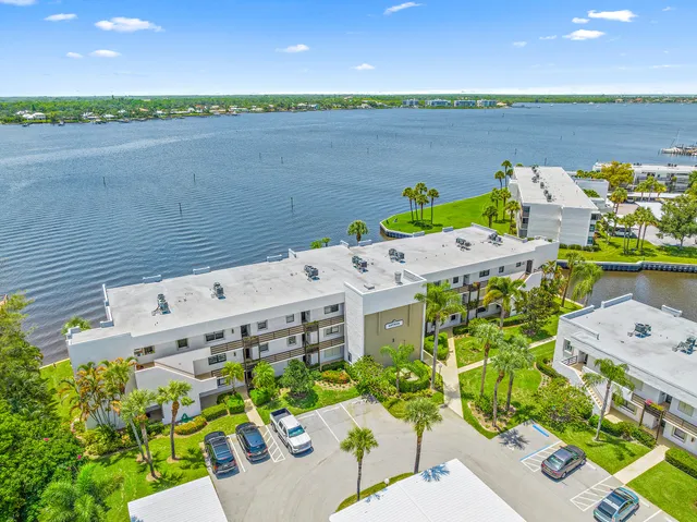 a view of an ocean with outdoor space