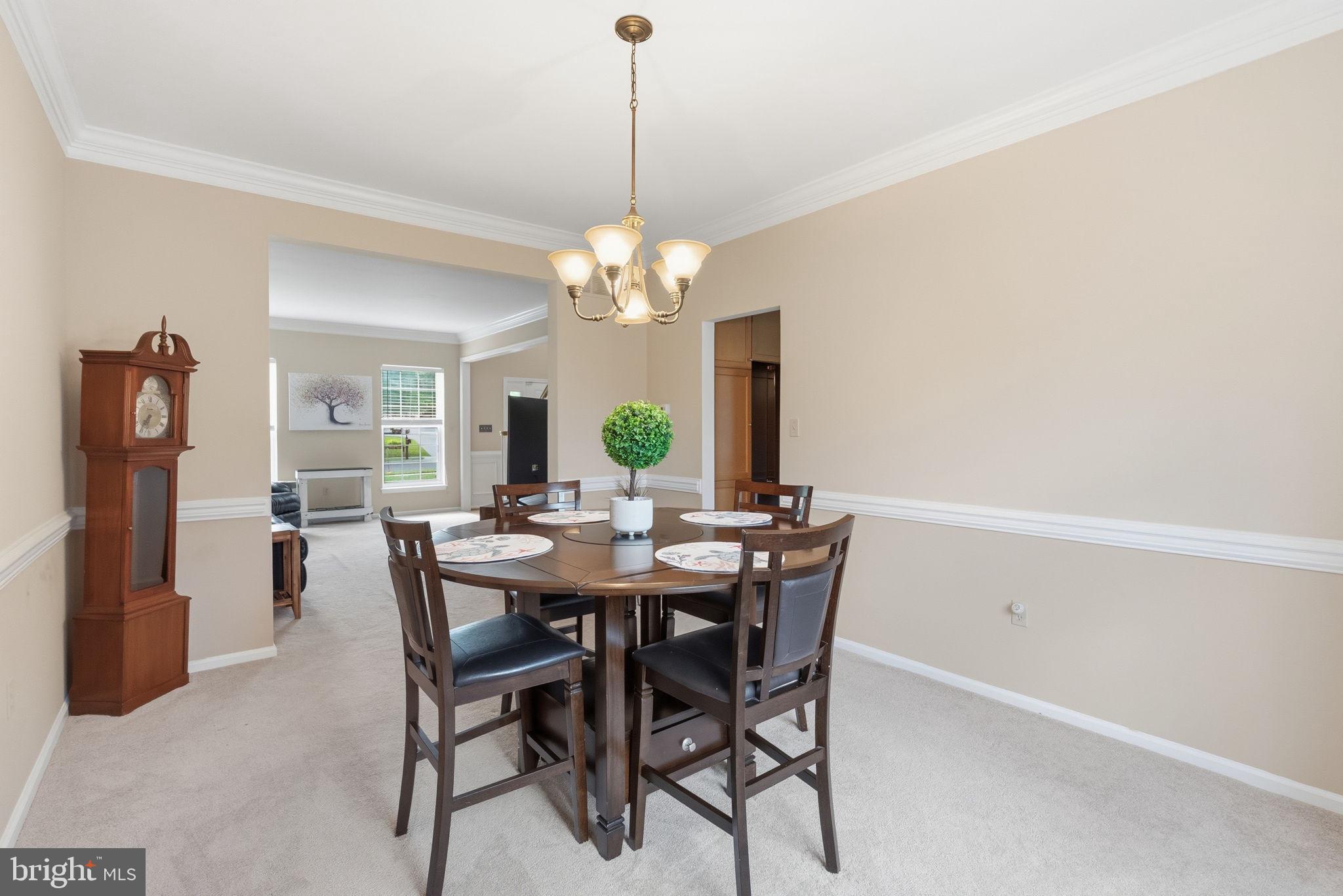 89 Bella Rosa Court Royersford, PA 19468 - Photo 13 of 53 Formal DR w/crown molding & chair rail