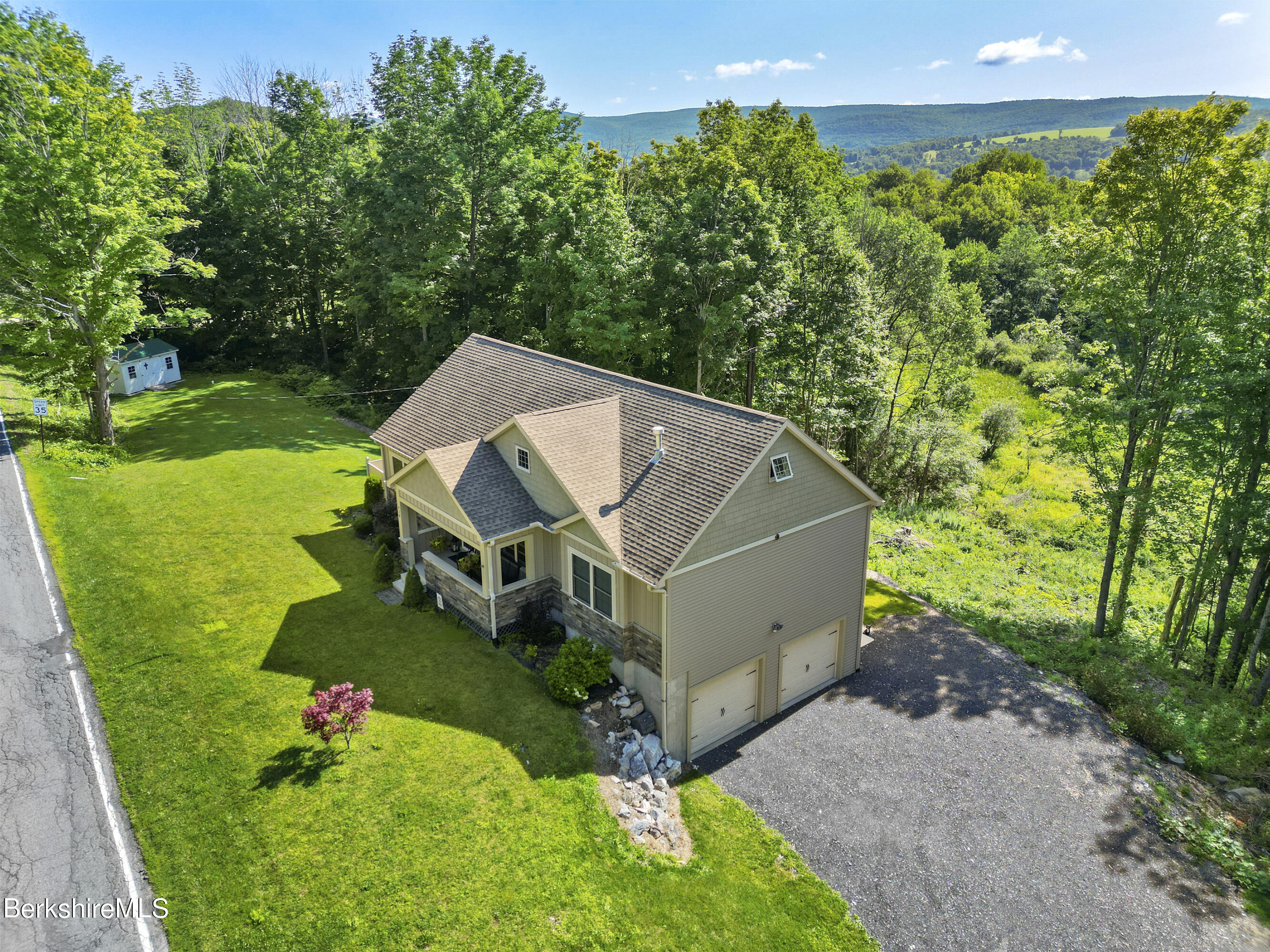 410 W Road Adams, MA 01220 - Photo 47 of 49 3 Aerial View