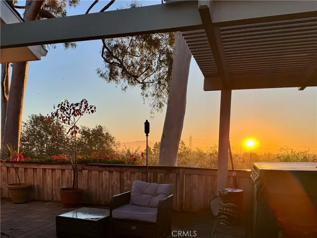 a view of a couches in the roof deck