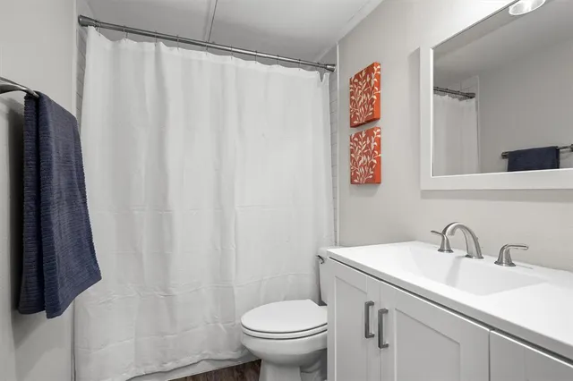 a bathroom with a sink and toilet