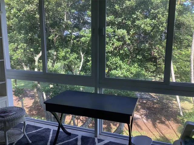 an outdoor view from a balcony