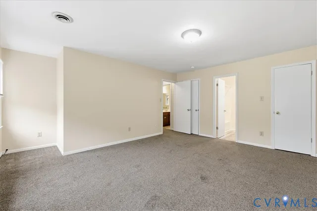 a view of an empty room