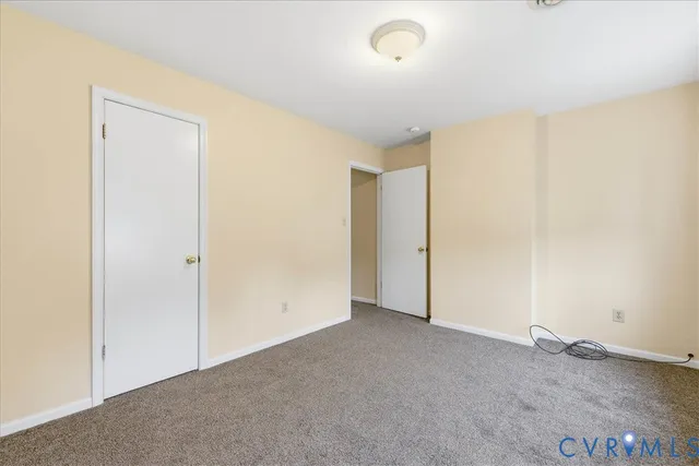 a view of an empty room