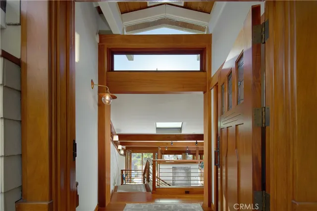 a view of front door