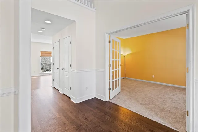 a view of a small space