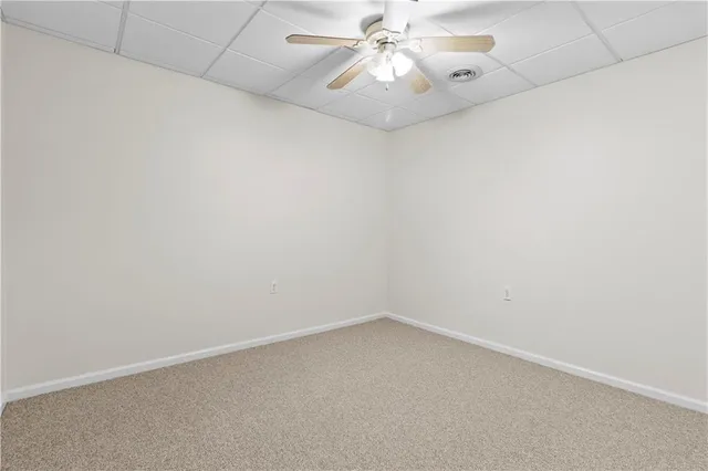 a view of lake and trees