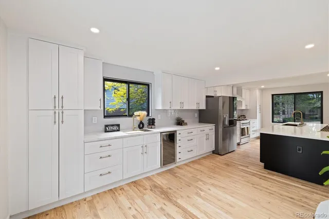 a room with a bed and a window