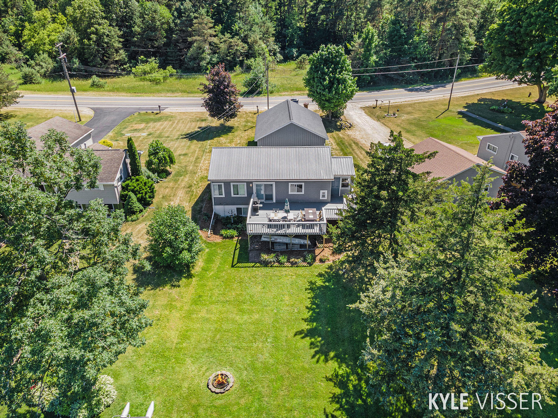 13268 West Stanton Road Trufant, MI 49347 - Photo 2 of 29 Aerial