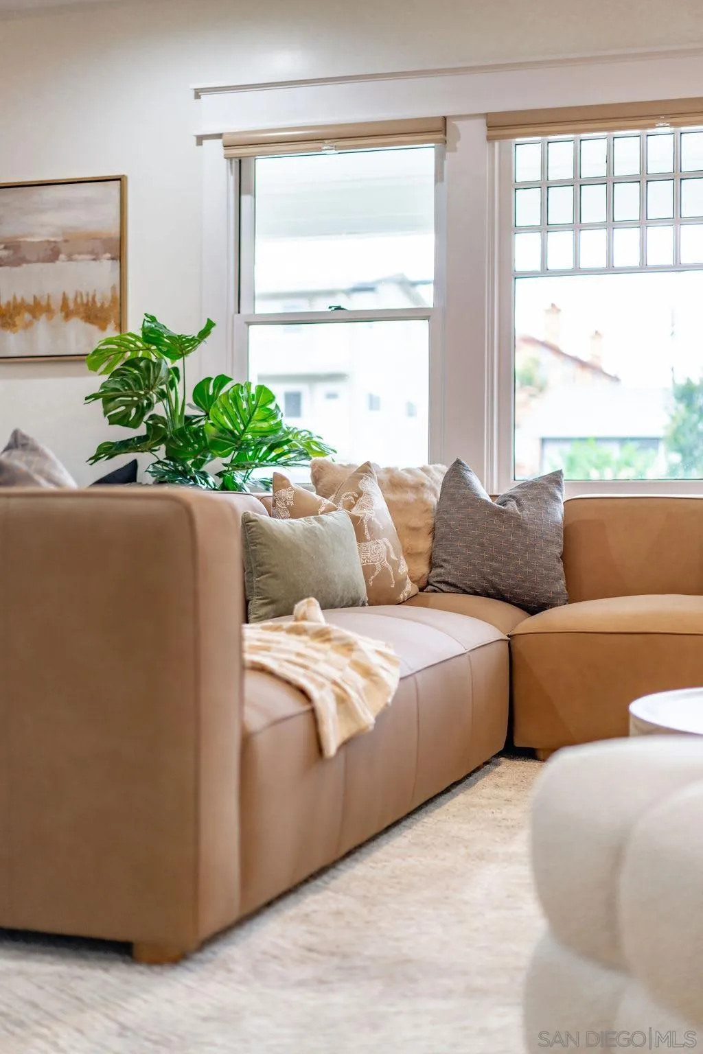 725 Pennsylvania Avenue San Diego, CA 92103 - Photo 25 of 64 a living room with furniture and a potted plant