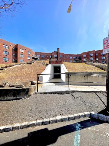 a view of a balcony with an ocean view
