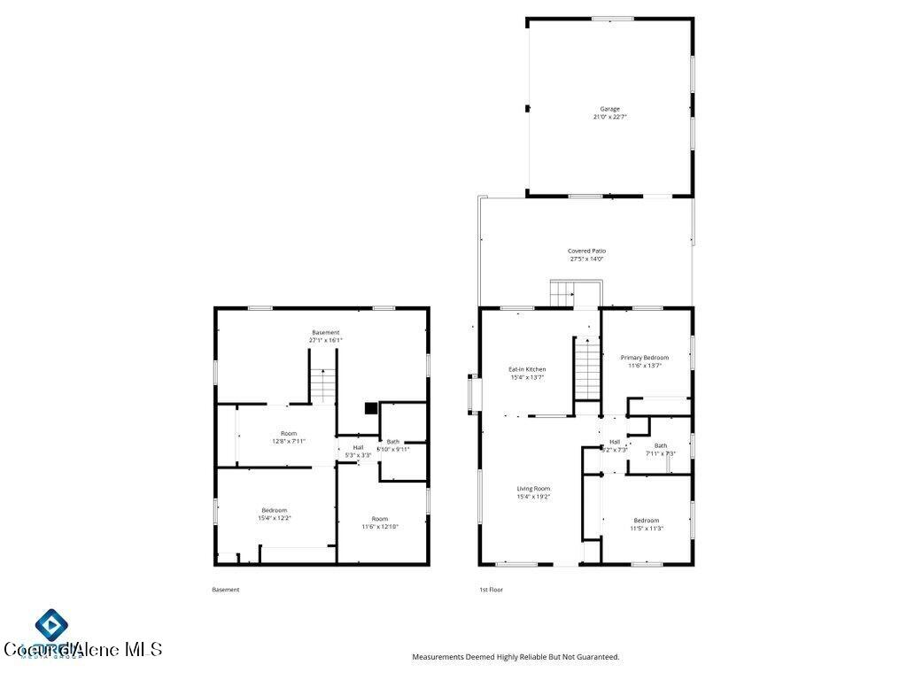 1722 6th Street Coeur D'Alene, ID 83814 - Photo 32 of 32 3 - Floorplan