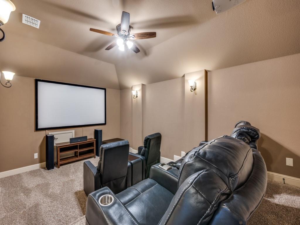 900 Jessica Lane Prosper, TX 75078 - Photo 24 of 40 a projector room with furniture