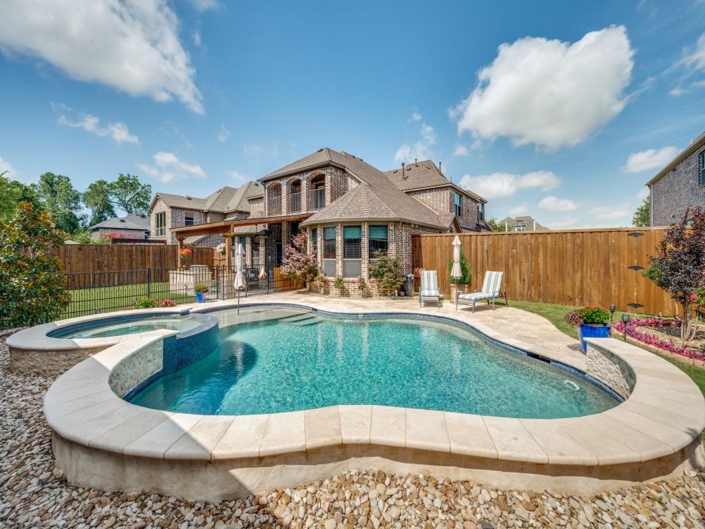900 Jessica Lane Prosper, TX 75078 - Photo 38 of 40 a view of a swimming pool with a patio