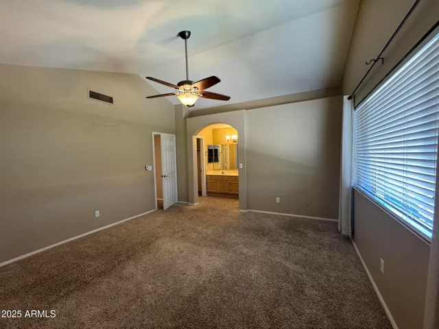 a view of a livingroom with a chandelier