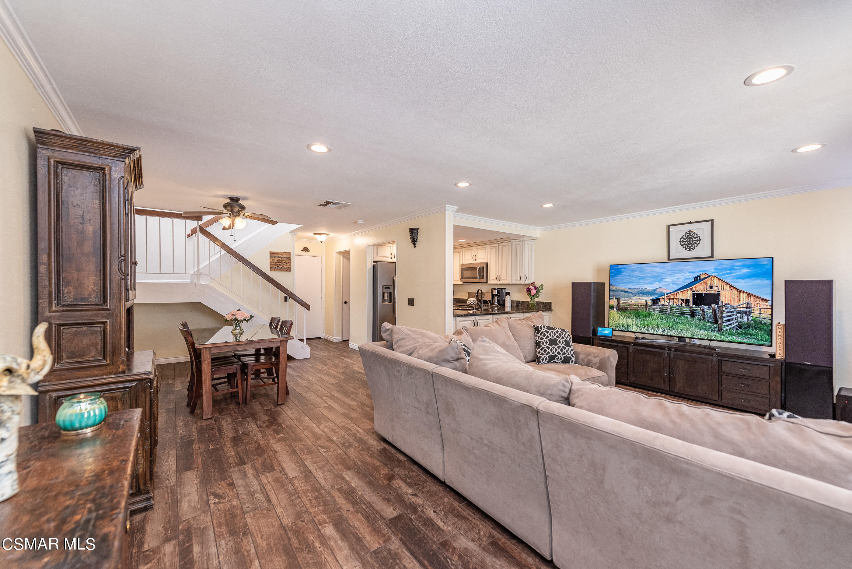 1928 Stow Street Simi Valley, CA 93063 - Photo 5 of 31 a living room with furniture and a flat screen tv