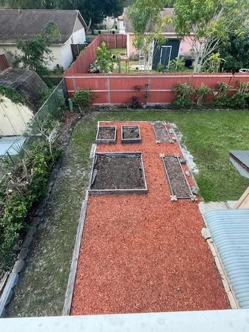 a view of an outdoor sitting space