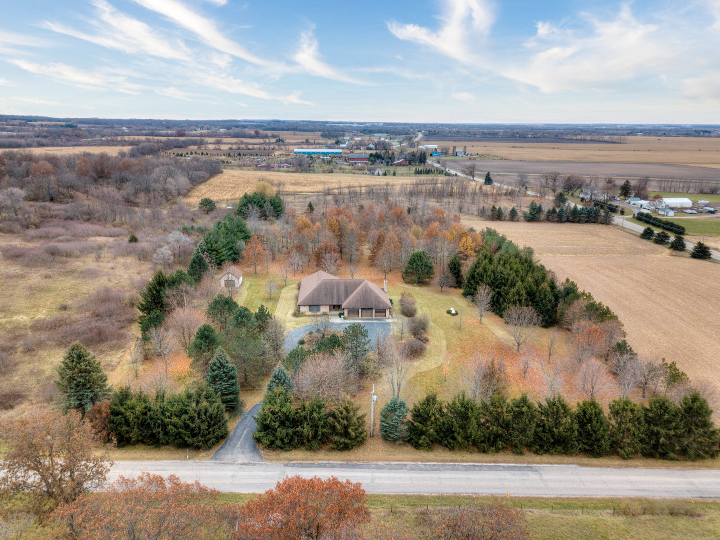20501 Hebron Road Harvard, IL 60033 - Photo 5 of 49 an aerial view of a city