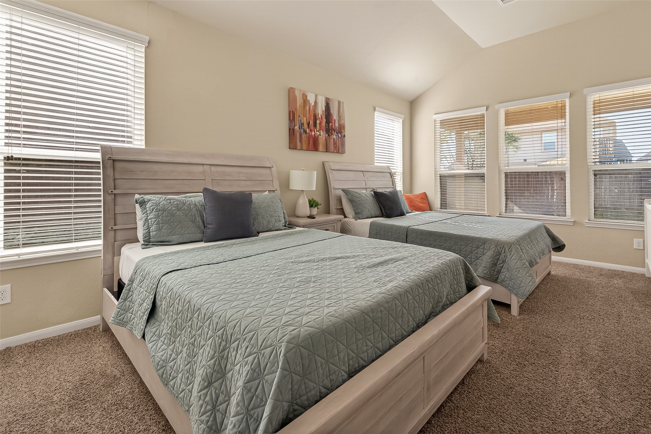 4508 Coopers Hl Trail Rosenberg, TX 77471 - Photo 33 of 43 a bedroom with two beds and a large window