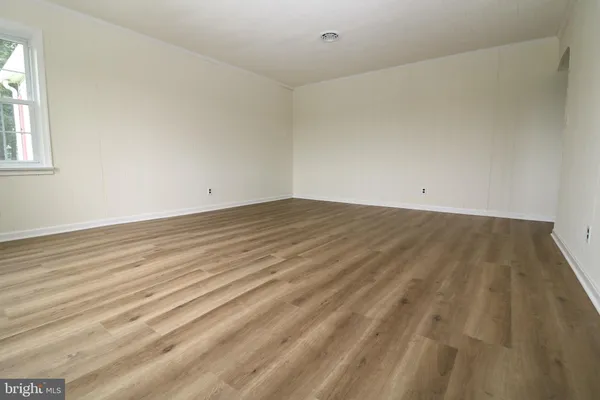 wooden floor in a room