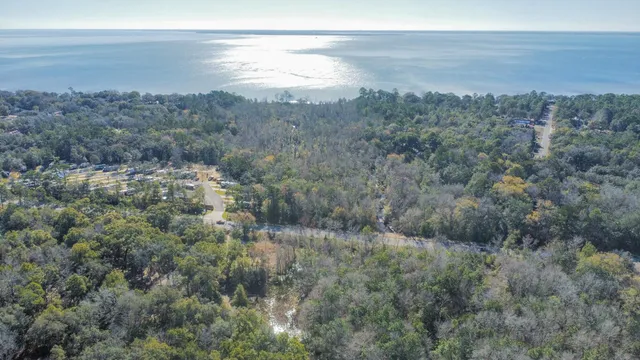 a view of an outdoor space and a lake view