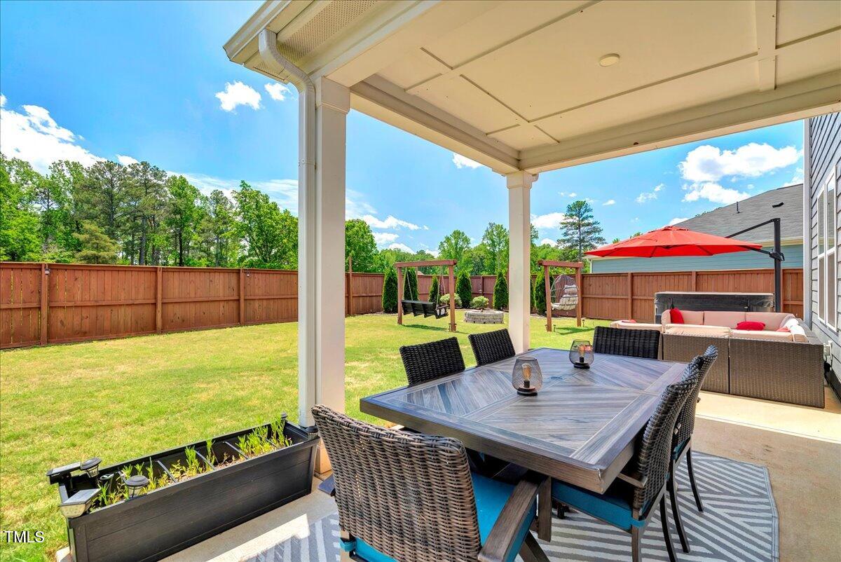 45 Iris Drive Youngsville, NC 27596 - Photo 24 of 35 a view of an outdoor space with furniture