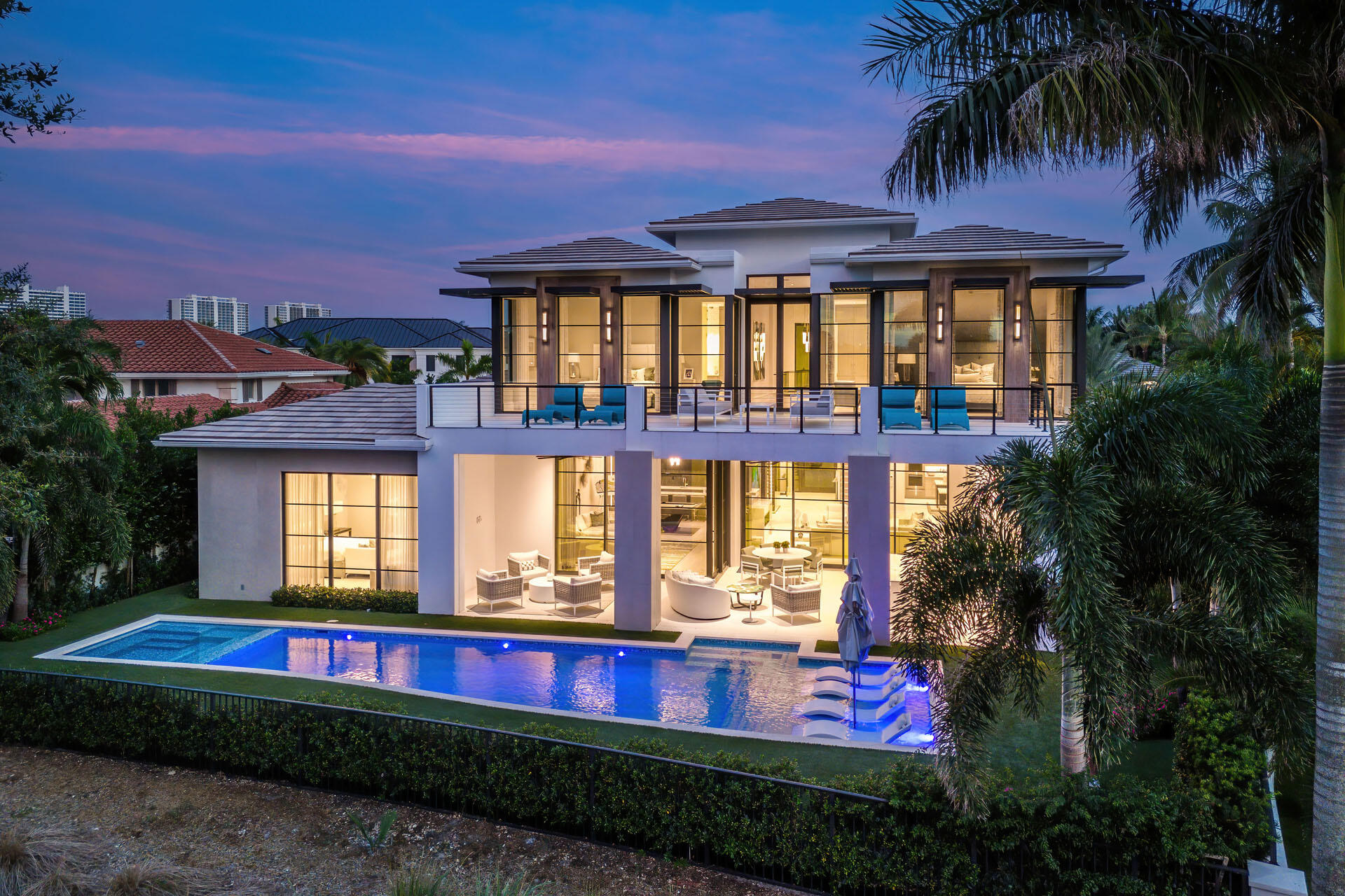 471 Royal Palm Way Boca Raton, FL 33432 - Photo 29 of 74 471_Royal_Palm_Way_Dusk_12