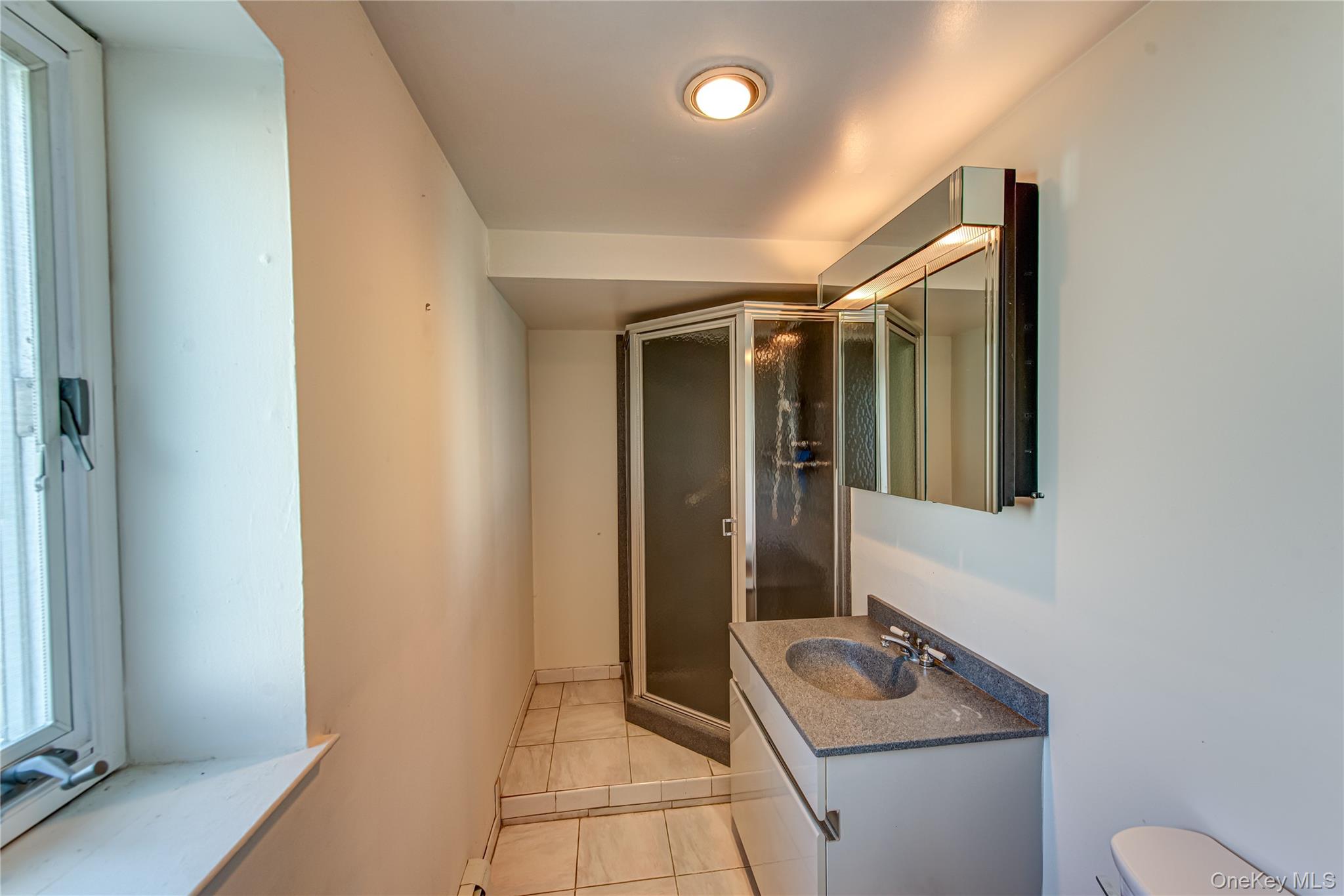 49 Spector Lane Plainview, NY 11803 - Photo 17 of 20 a bathroom with a sink toilet and mirror