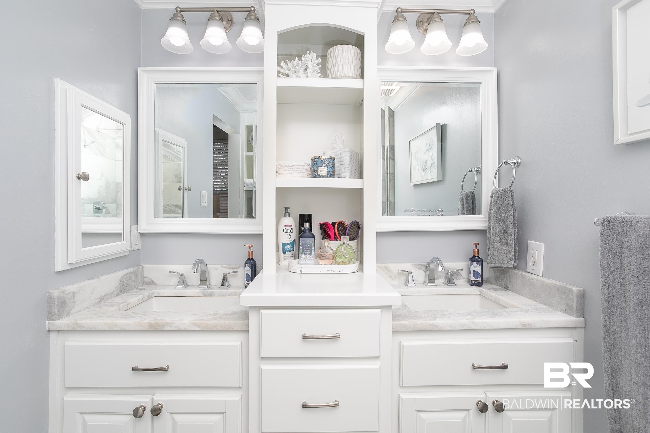 27282 Canal Road, Unit 101 Orange Beach, AL 36561 - Photo 18 of 49 Master Bath Dual Vanities