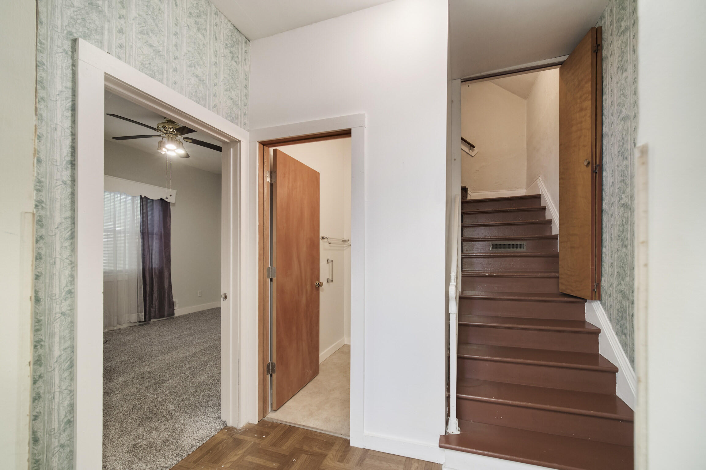 177 8th Street Manistee, MI 49660 - Photo 20 of 42 Staircase to Upstairs
