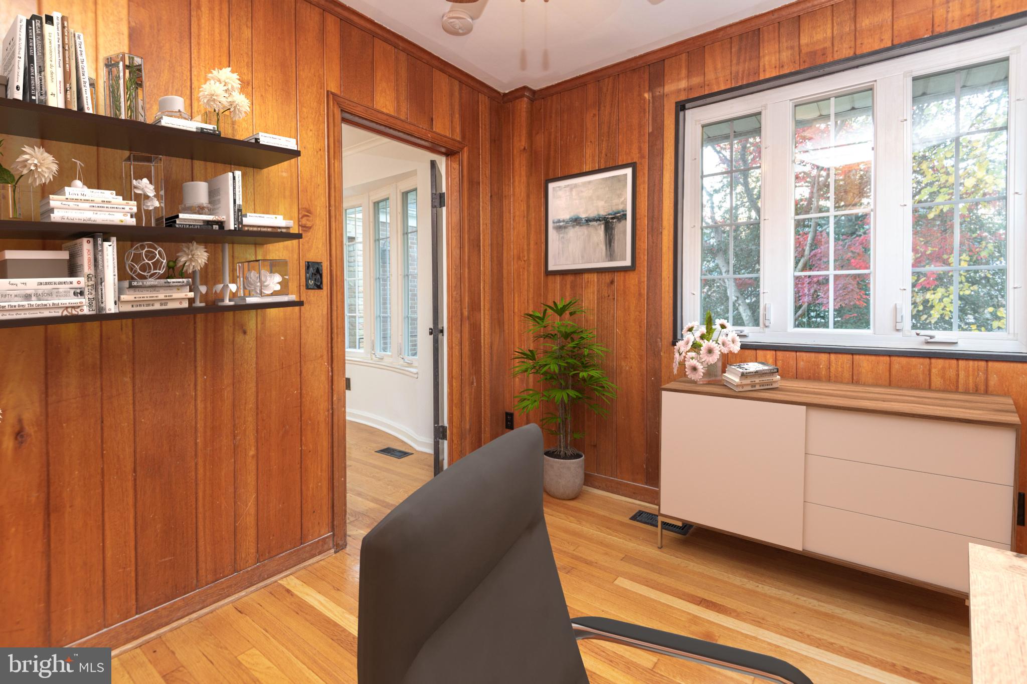 1323 Fernway Road Northwest Washington, DC 20012 - Photo 5 of 17 Library/ sunroom/ office