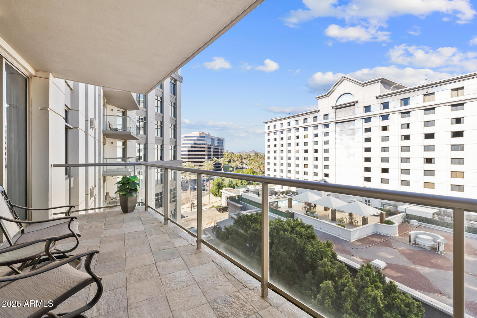 2402 East Esplanade Lane, Unit 704 Phoenix, AZ 85016 - Photo 37 of 42 a view of balcony with furniture