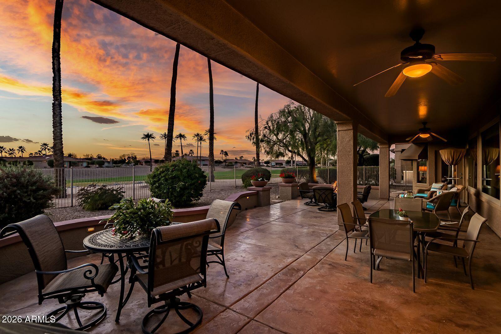 19848 North Rawhide Way Surprise, AZ 85387 - Photo 34 of 61 a view of a tables and chairs in patio
