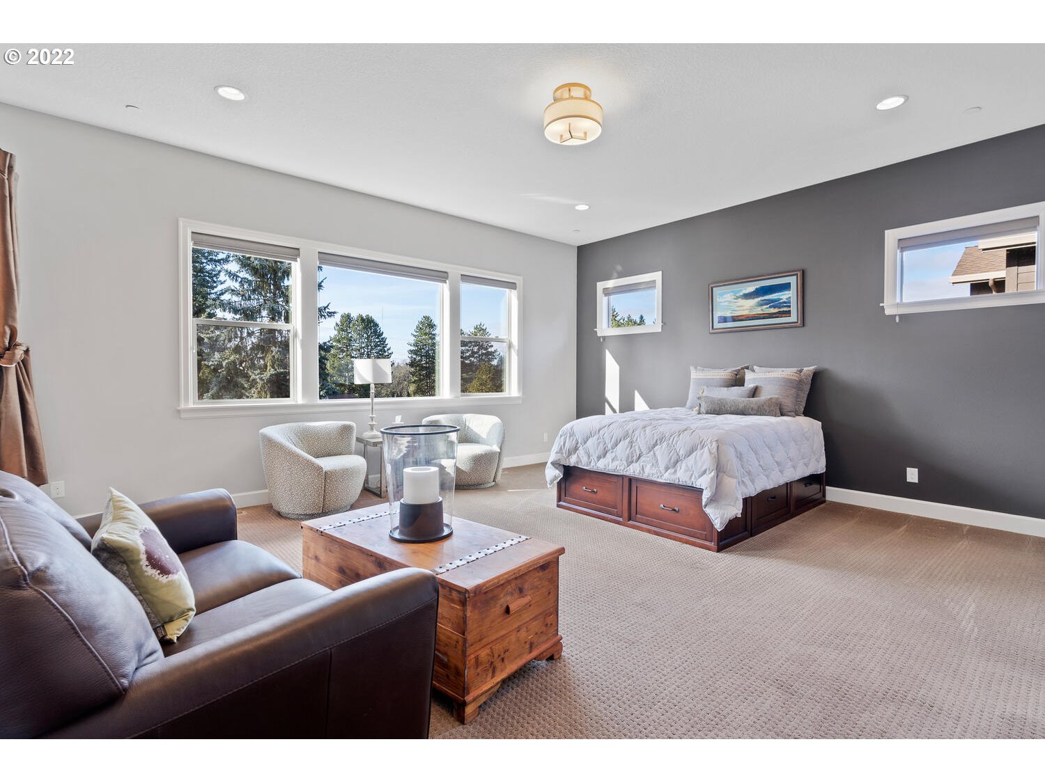 6117 Southwest 67th Place Portland, OR 97223 - Photo 13 of 32 a bedroom with a bed and window