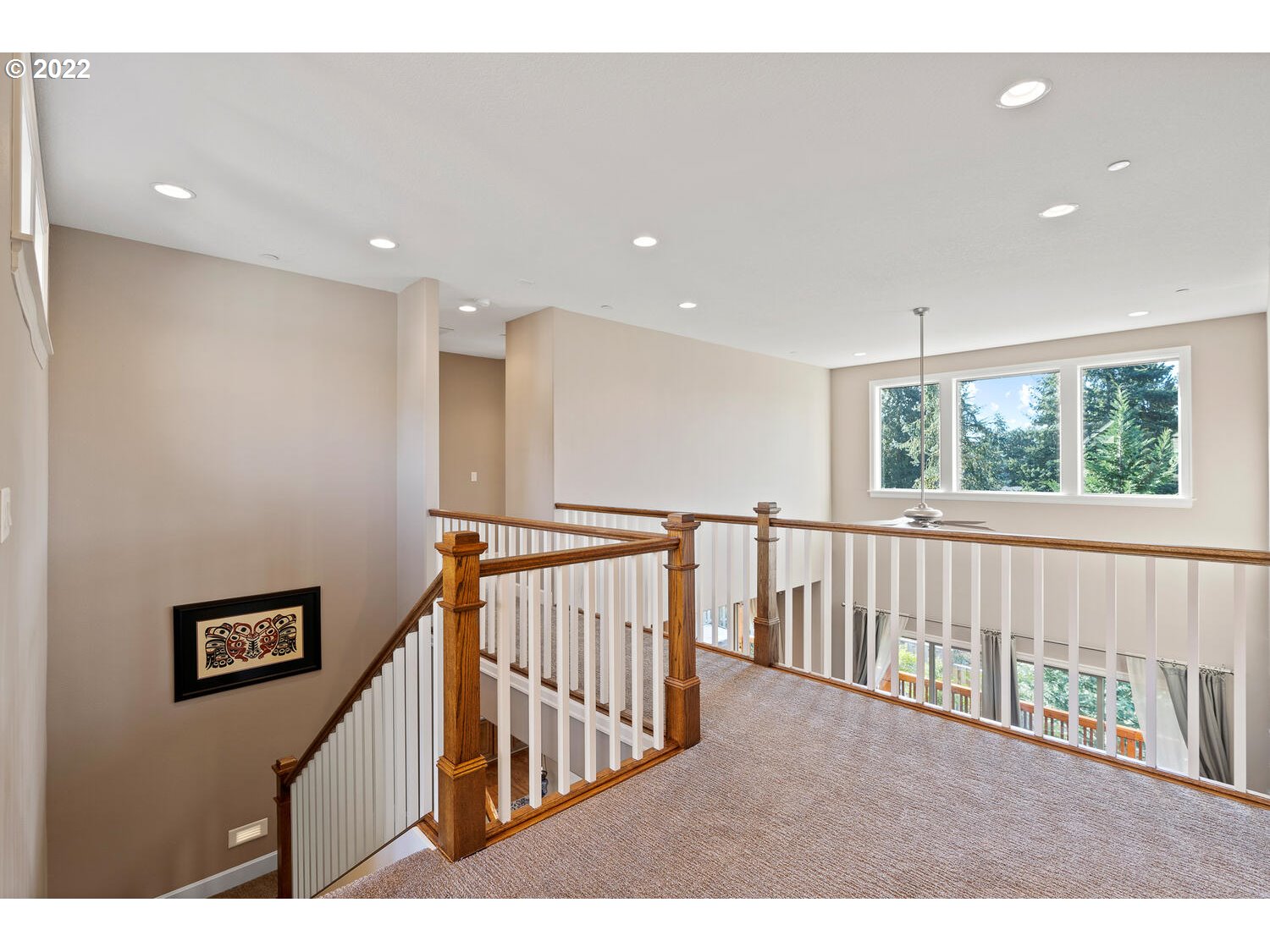6117 Southwest 67th Place Portland, OR 97223 - Photo 22 of 32 a view of hallway with stairs