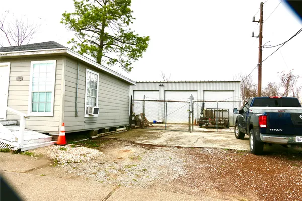 a backyard of a house