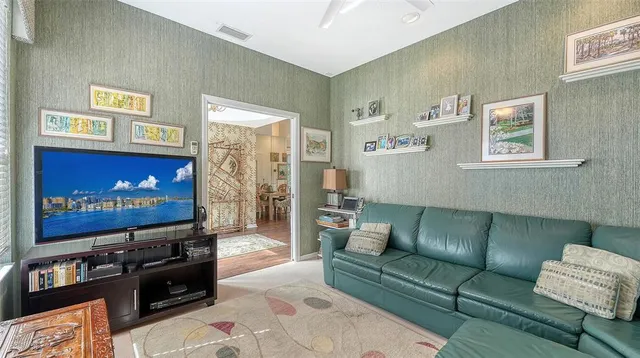 a view of an chairs and tables in the patio