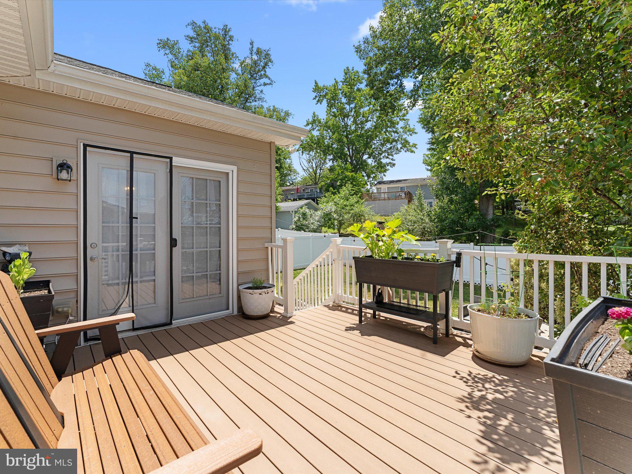 2381 Jersey Pine Ridge Charlottesville, VA 22911 - Photo 66 of 72 Sunny deck with lush greenery.