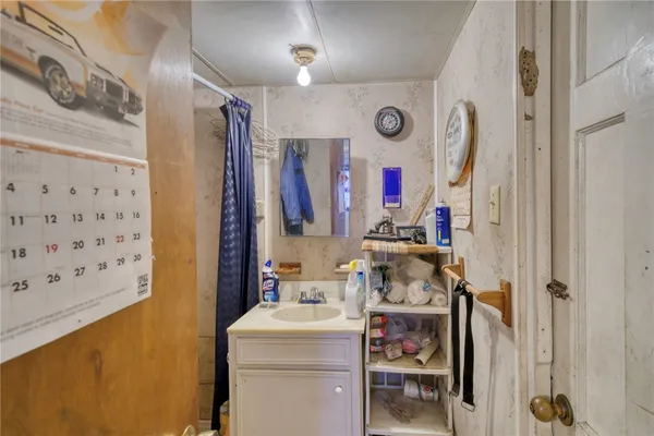 a view of storage and utility room