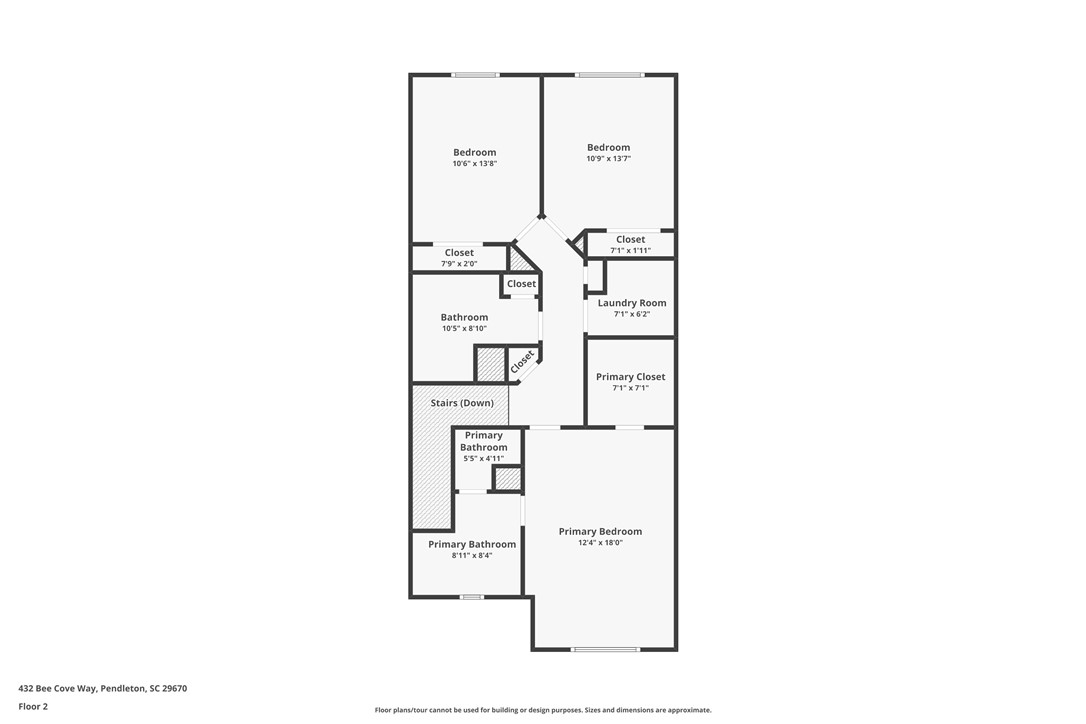432 Bee Cv Way Pendleton, SC 29670 - Photo 39 of 39 Explore the comprehensive floor plan of this inviting residence, highlighting its thoughtful layout and functional spaces.