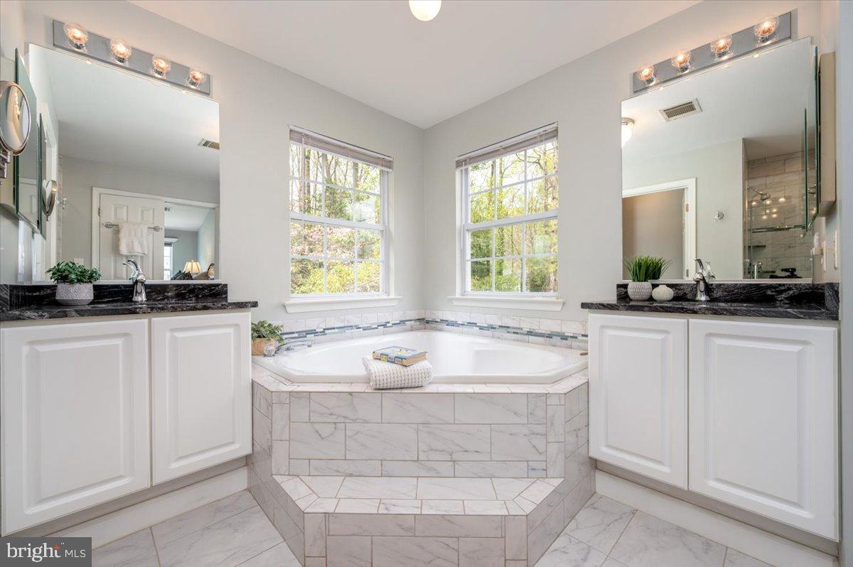 3227 Homewood Road Davidsonville, MD 21035 - Photo 36 of 60 Separate Sinks and Soaking Tub for Relaxing!