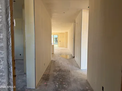 a view of a bathroom with a glass door