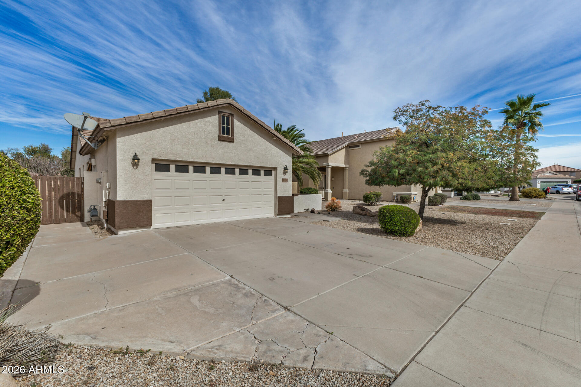4314 East Megan Street Gilbert, AZ 85295 - Photo 12 of 31 a view of the back yard of the house